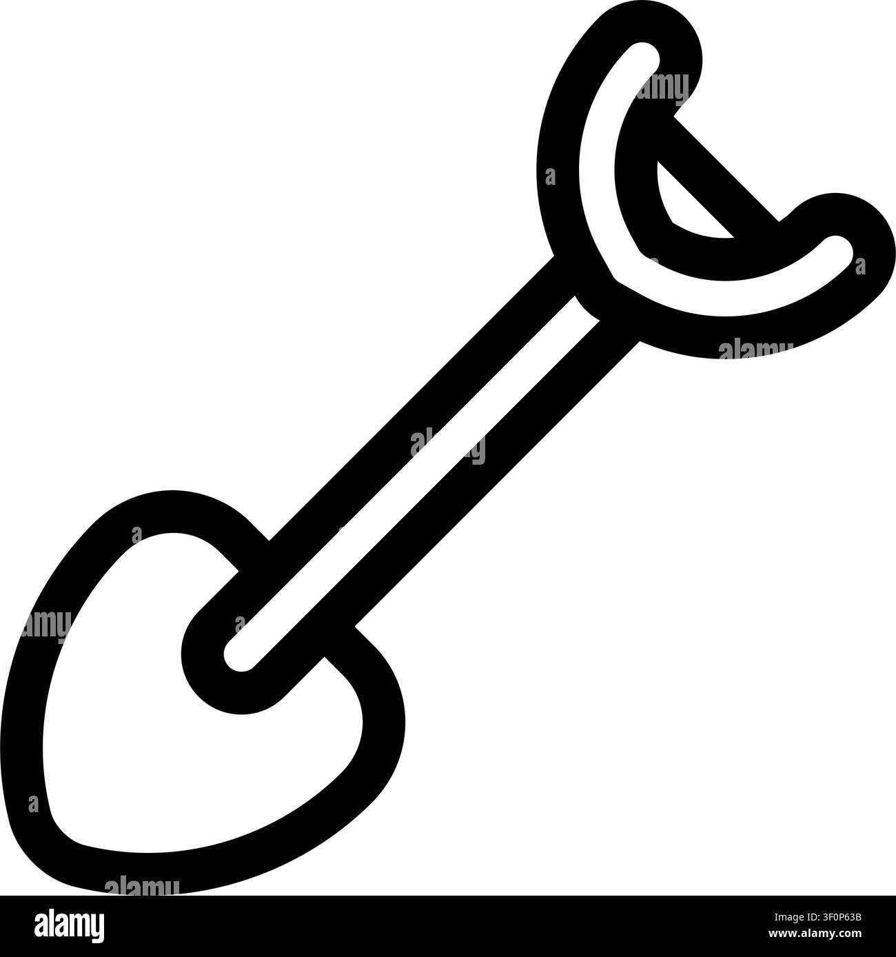 Shovel Icon, Tool, Digging, Garden, Construction, Spade Stock Vector