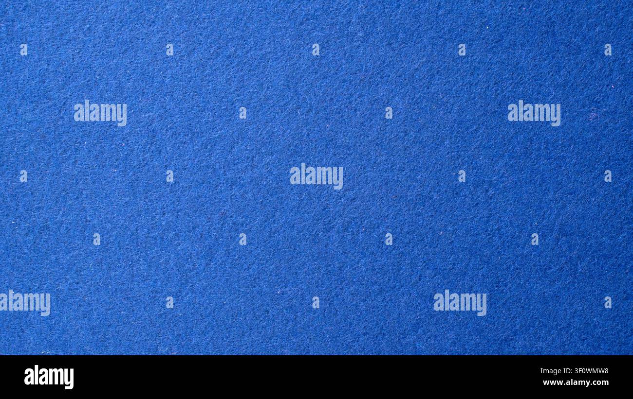 Dark blue felt fabric texture macro shot background Stock Photo