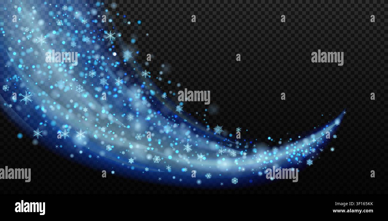 Floating Particle Overlay Stock Vector
