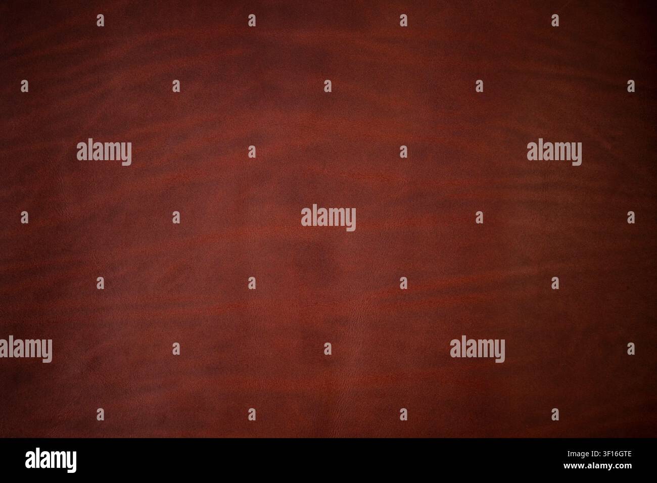 Dark Red Leather Texture Background with Vignette Stock Photo