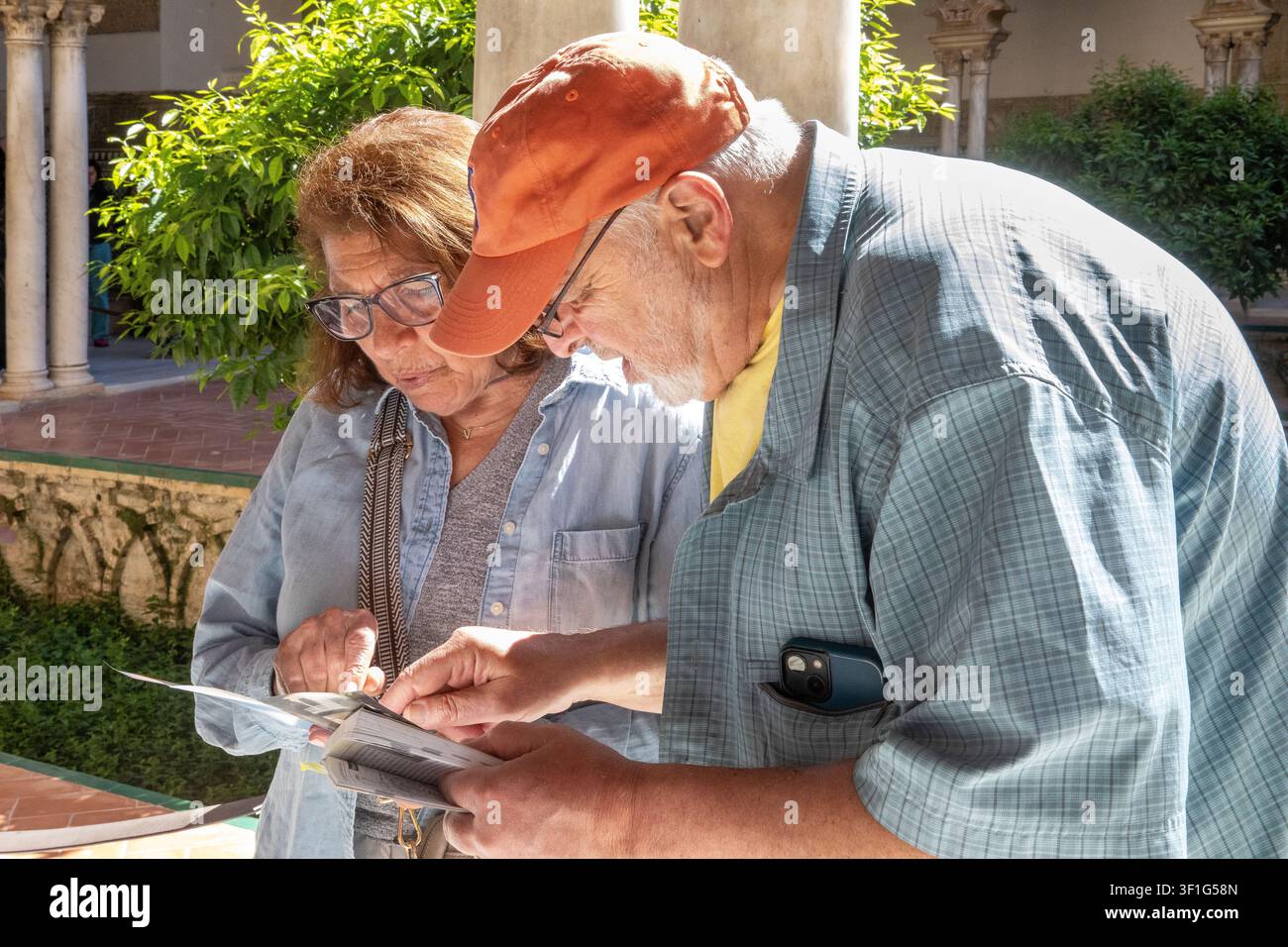 american tourists Stock Photo