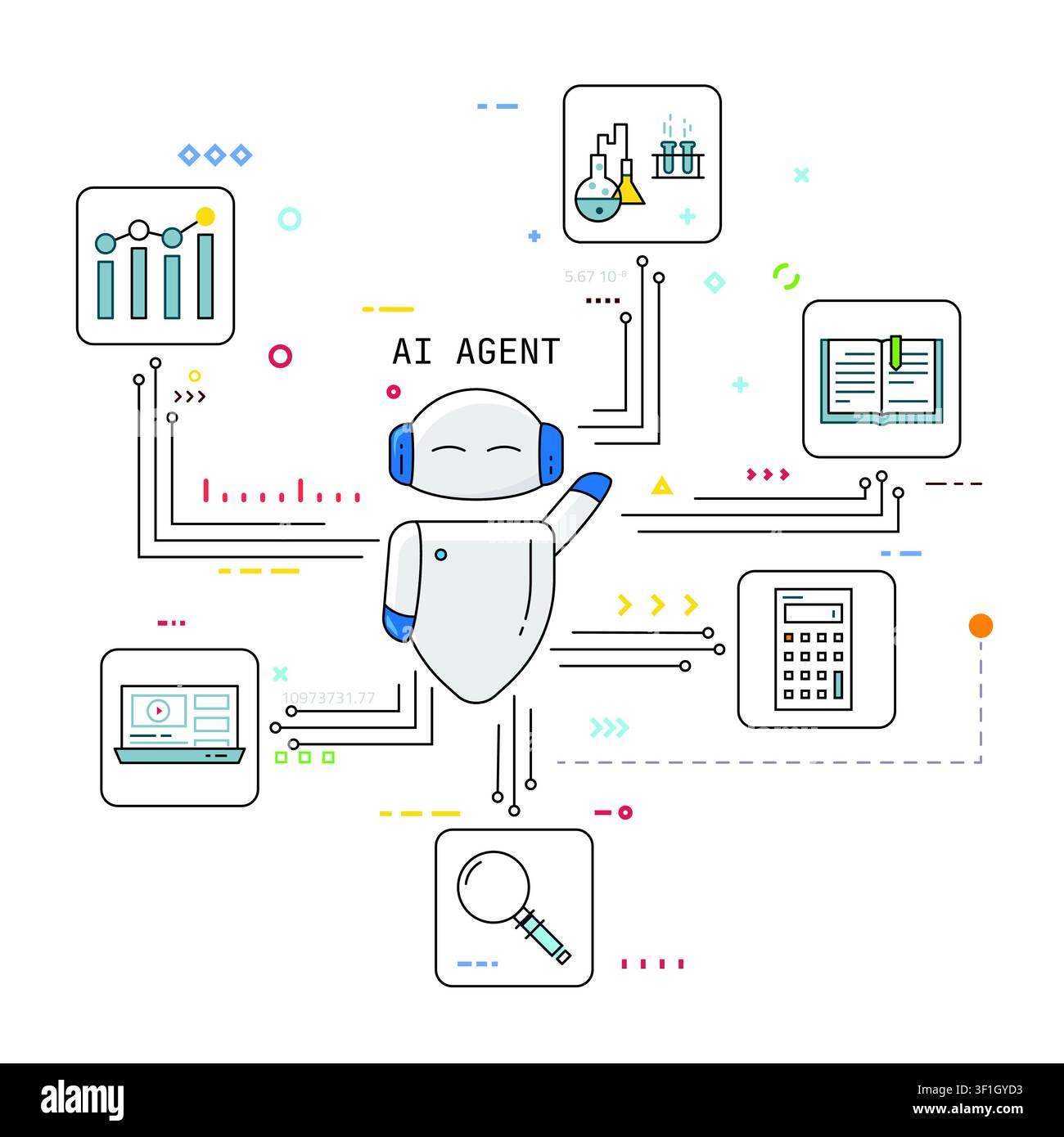 AI agents Stock Vector