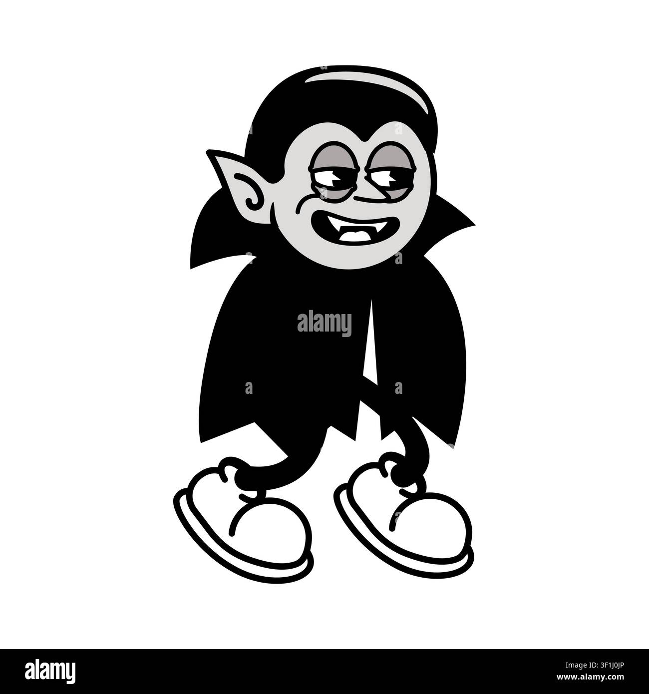 Vampire Cartoon Mascot Stock Vector