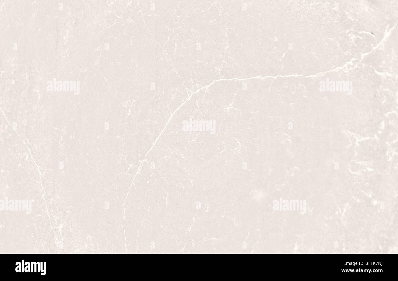 A clean, off-white limestone slab surface featuring very subtle, delicate veins. Stock Photo