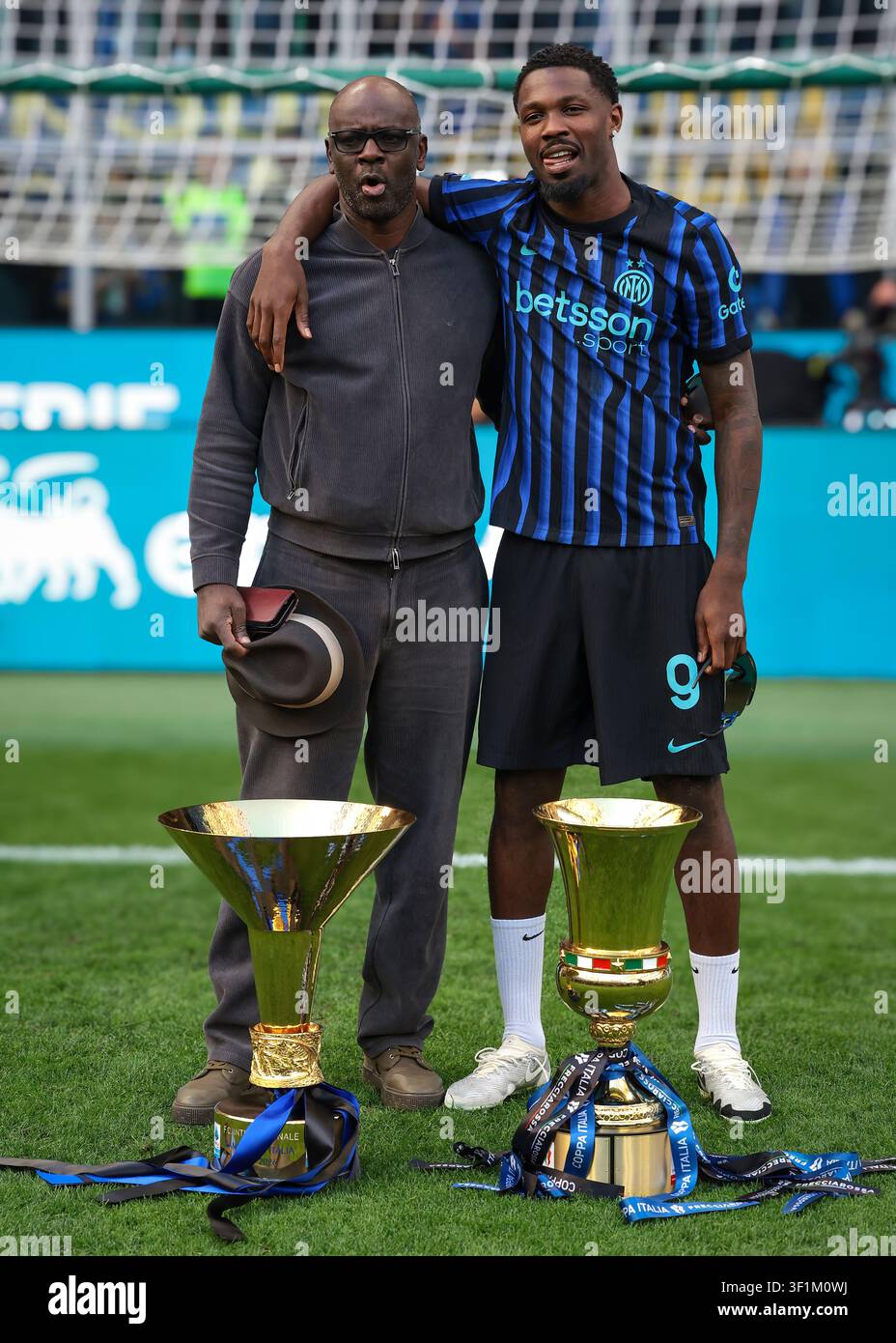 Marcus thuram lilian thuram hi-res stock photography and images