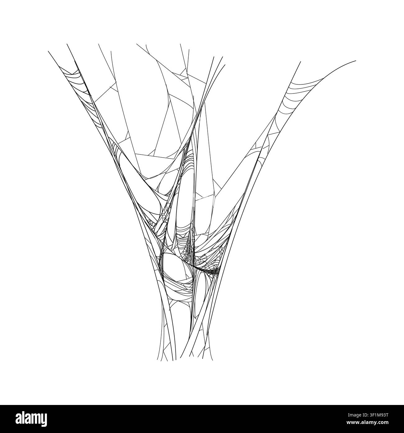 Cartoon Halloween spooky cobweb, spiderweb thread Stock Vector
