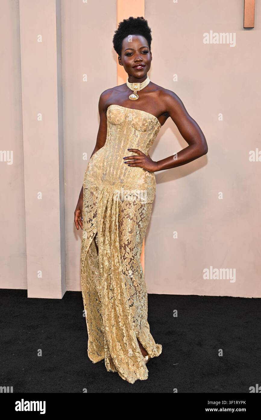Lupita Nyong o Attends The Premiere Of The Odyssey At AMC Lincoln 