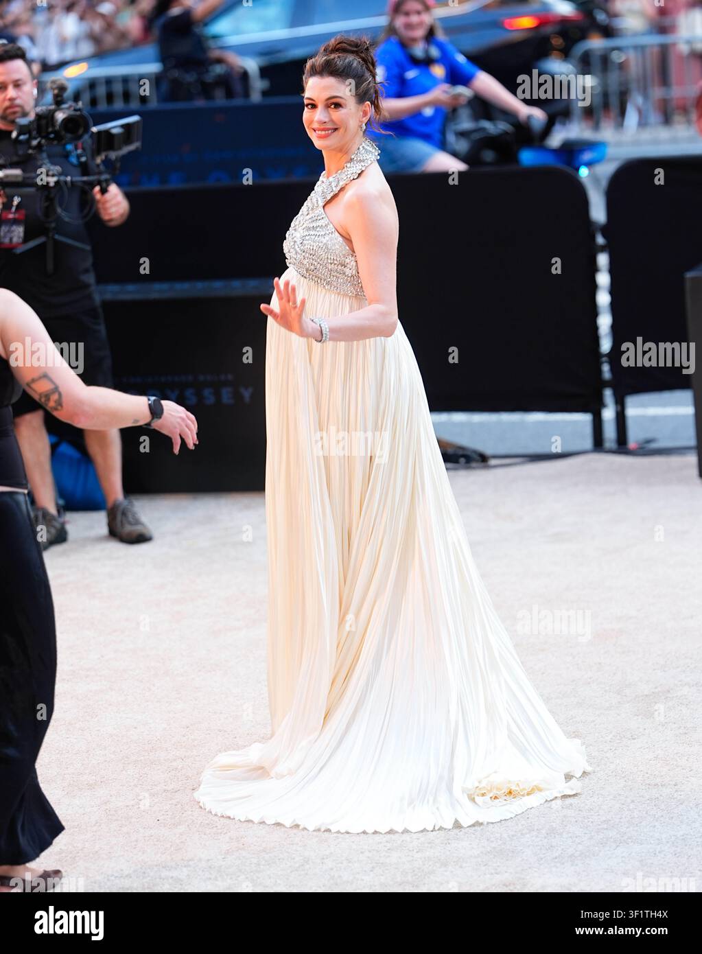 Photo by: XNY/STAR MAX/IPx 2026 7/14/26 Anne Hathaway is seen arriving