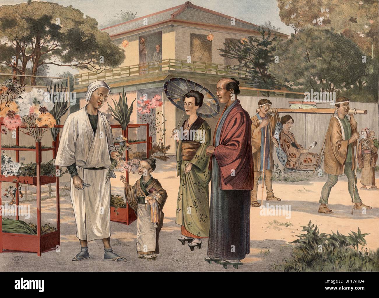 19th century japanese school hi-res stock photography and images