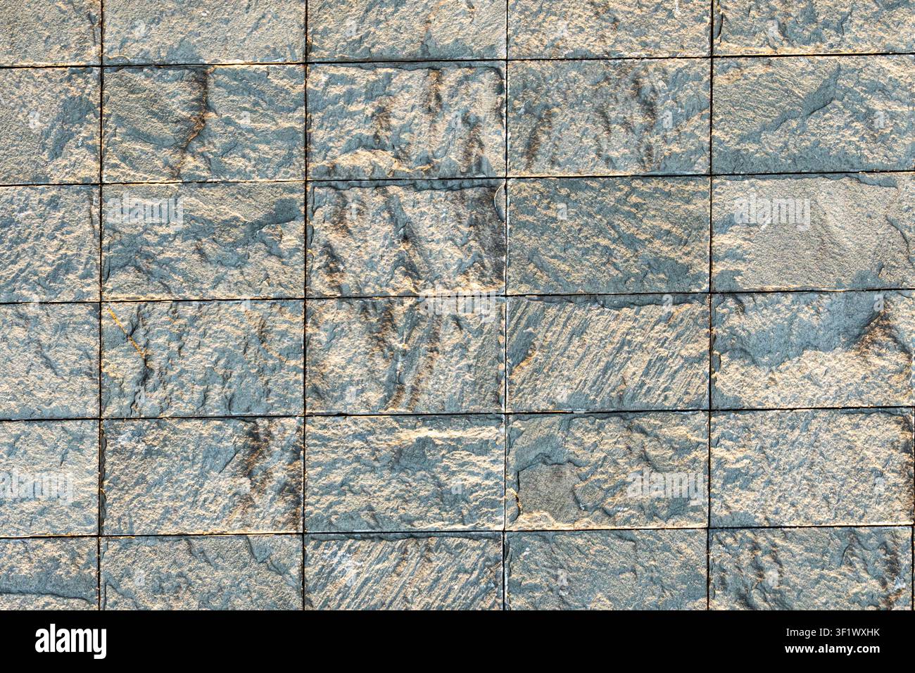 Rough Natural Stone Tile Wall Texture Background Stock Photo