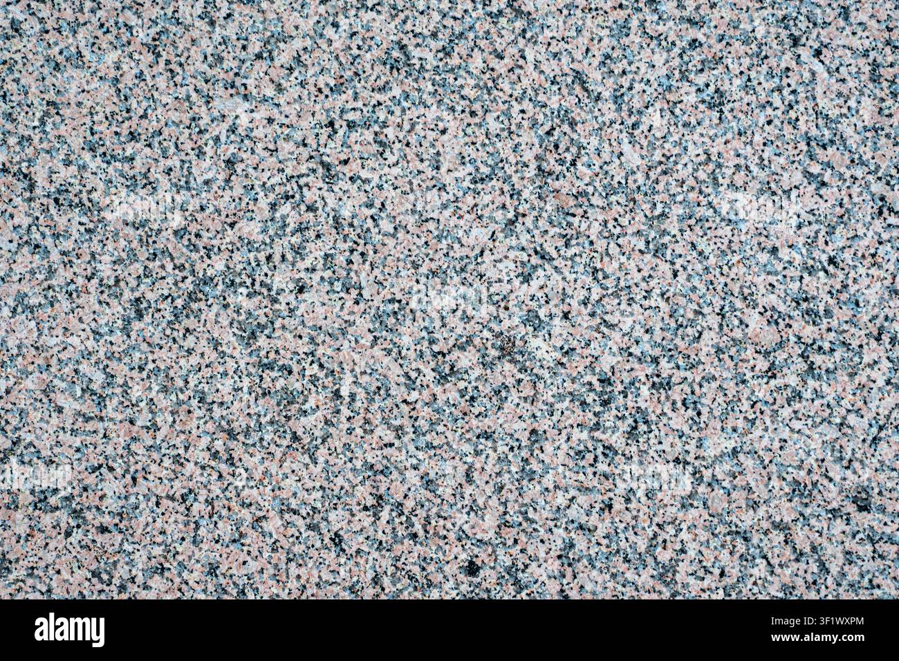 Polished Pink and Grey Granite Stone Texture Background Stock Photo