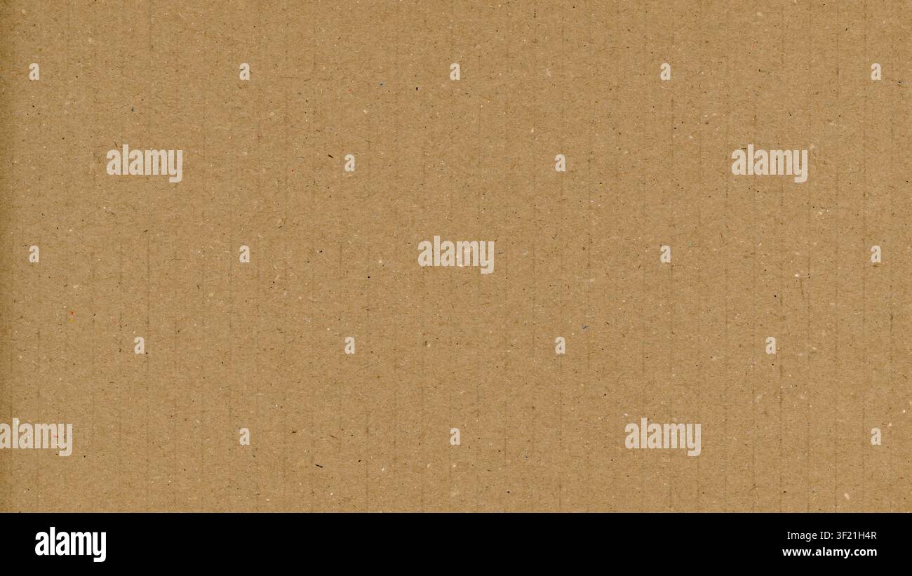 brown corrugated cardboard texture useful as a background Stock Photo