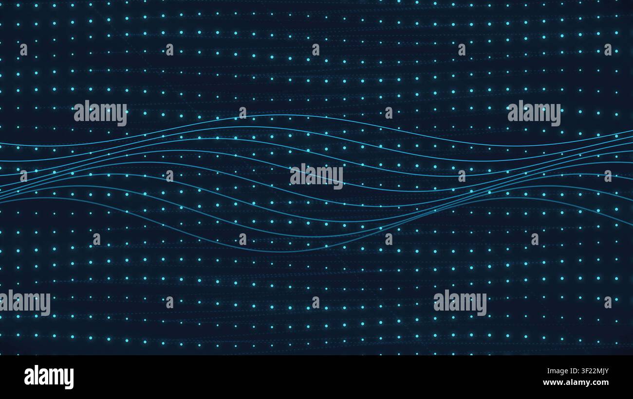 Digitization With Blue Background Futuristic digital dashboard interface animated hi-res stock ...
