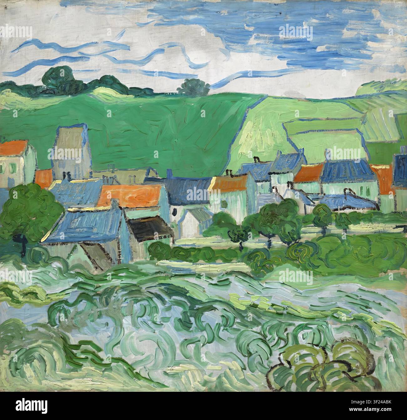 Vincent van gogh view auvers hi-res stock photography and images