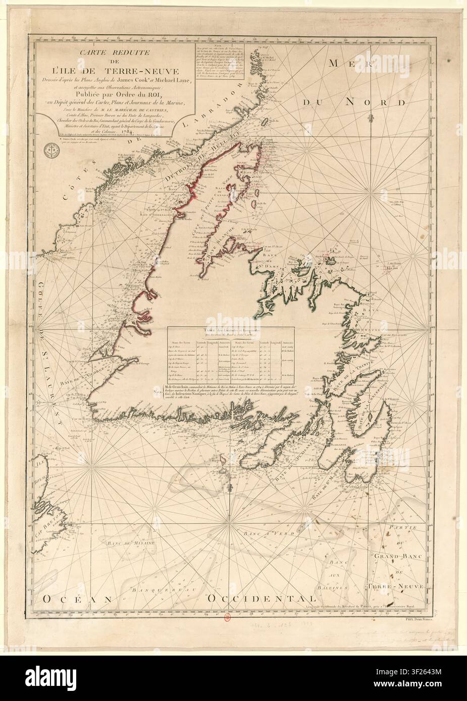 James cook map hi-res stock photography and images - Page 2 - Alamy