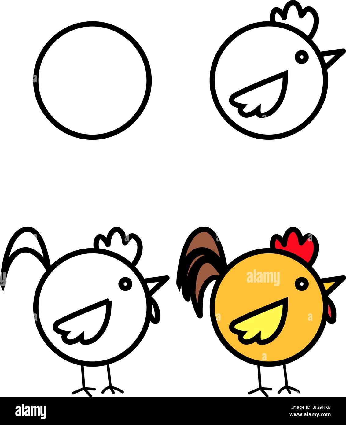 Rooster Stock Vector