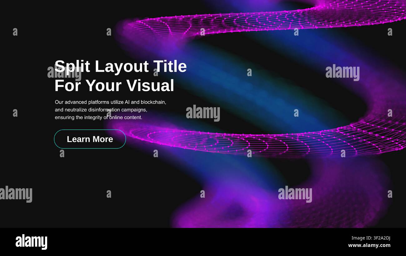 Ai transformation background with technology abstract blue pattern. Tech data network global science artificial digital flow. Futuristic vector design Stock Vector
