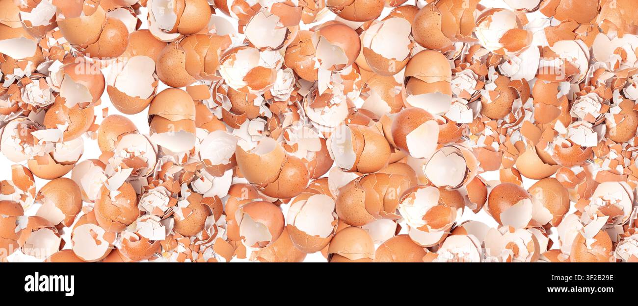 Broken Egg Shell Pattern, Crushed Eggshell, Calcium Supplement wallpaper, Cracked Eggshells, Natural Compost Ingredient, Broken Egg Shells Background Stock Photo