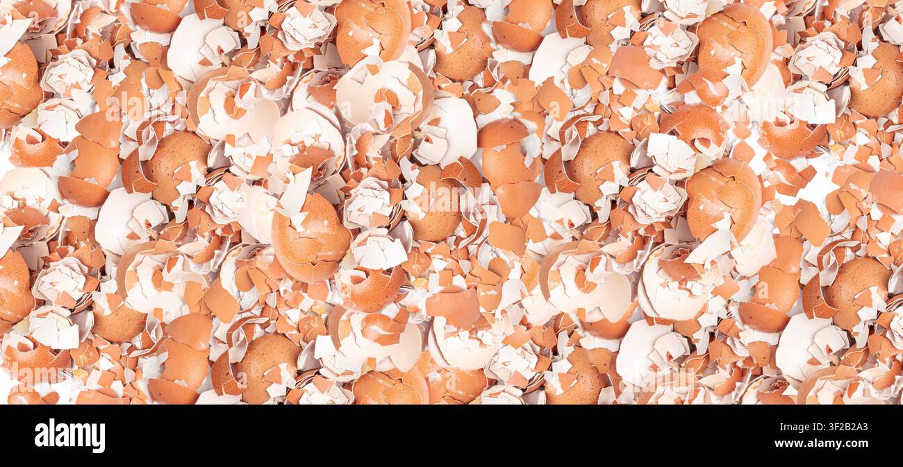 Broken Egg Shell Pattern, Crushed Eggshell, Calcium Supplement wallpaper, Cracked Eggshells, Natural Compost Ingredient, Broken Egg Shells Background Stock Photo