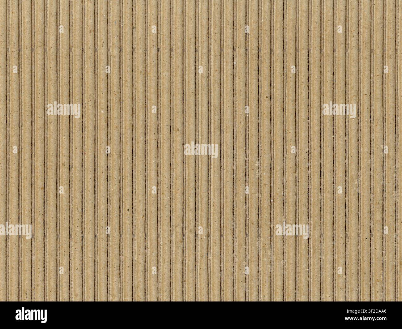 brown corrugated cardboard texture useful as a background Stock Photo