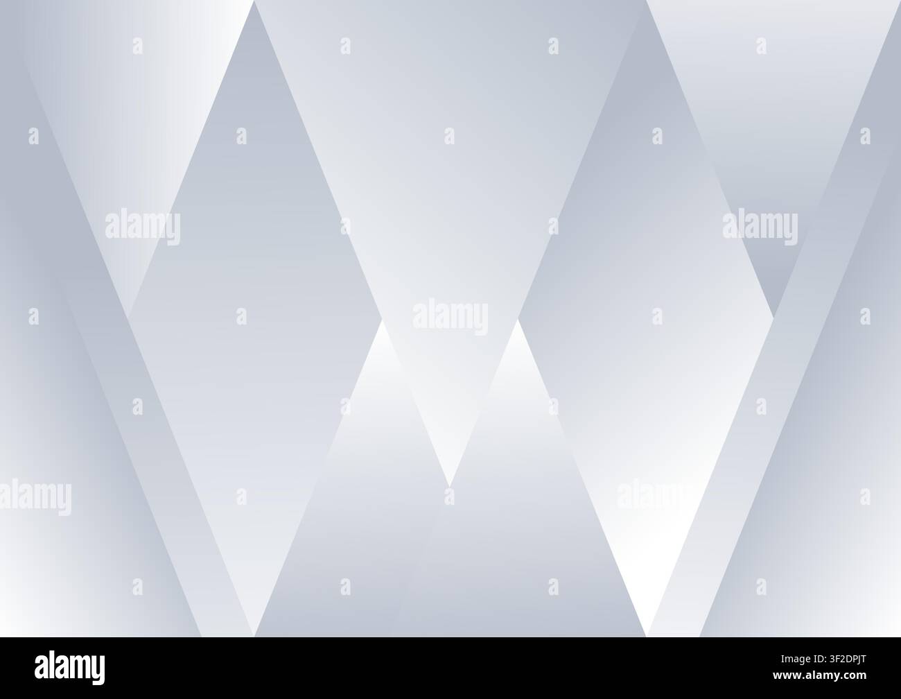 White Grey Rhombus Gradient Background. Stock Vector