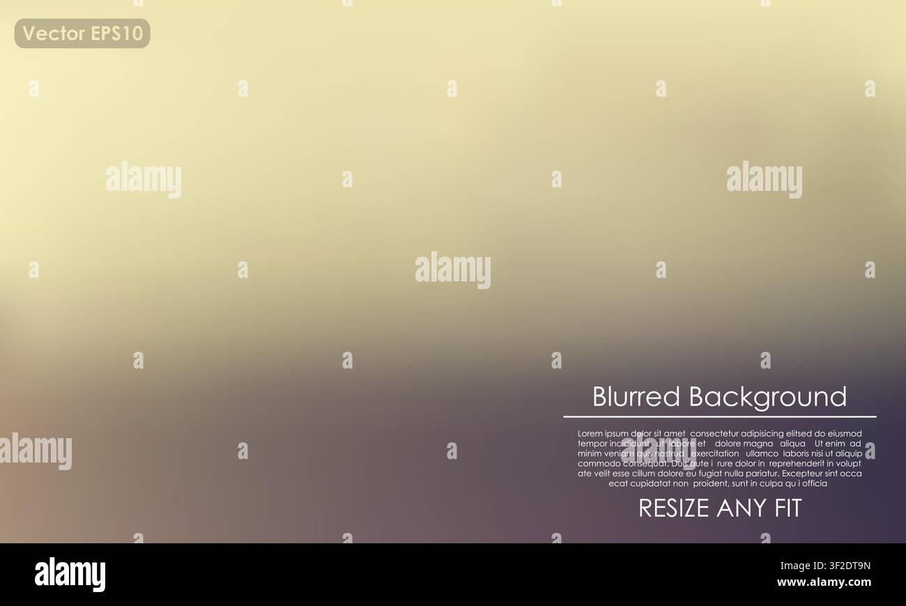 Abstract Blurred Background, Easy to Resize, Vector Illustration Stock Vector