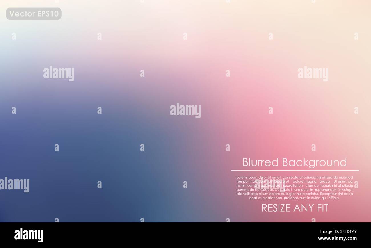 Abstract Blurred Background, Easy to Resize, Vector Illustration Stock Vector