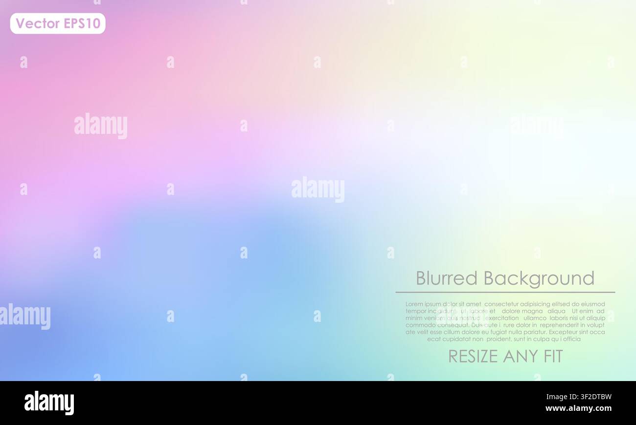 Abstract Blurred Background, Easy to Resize, Vector Illustration Stock Vector