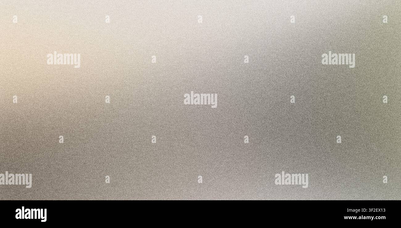 Frosted glass surface creating grainy texture with light beige to silver gradient Stock Photo