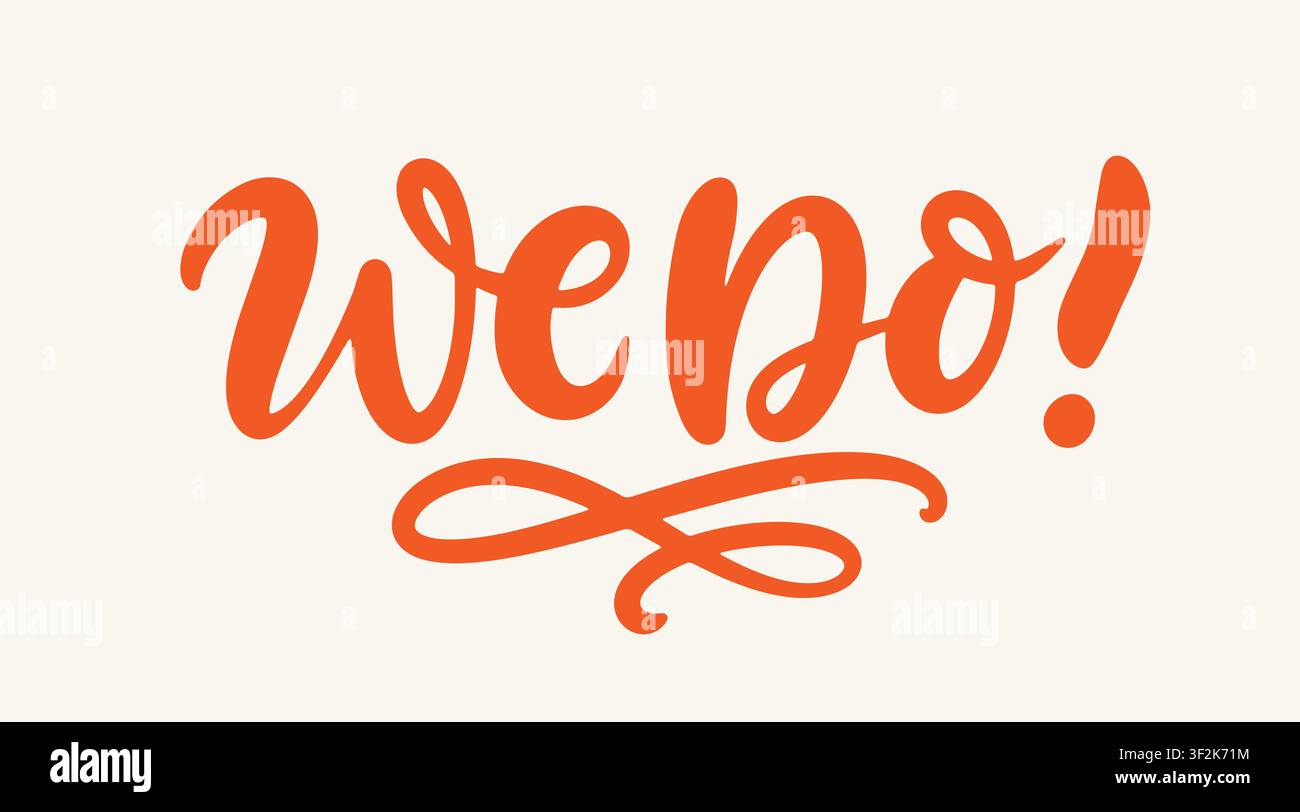 We do vector lettering for wedding invitations Stock Vector