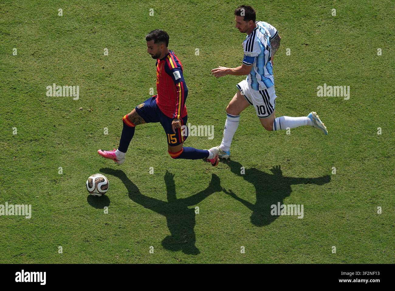 Victor Munoz in action during the World Cup final