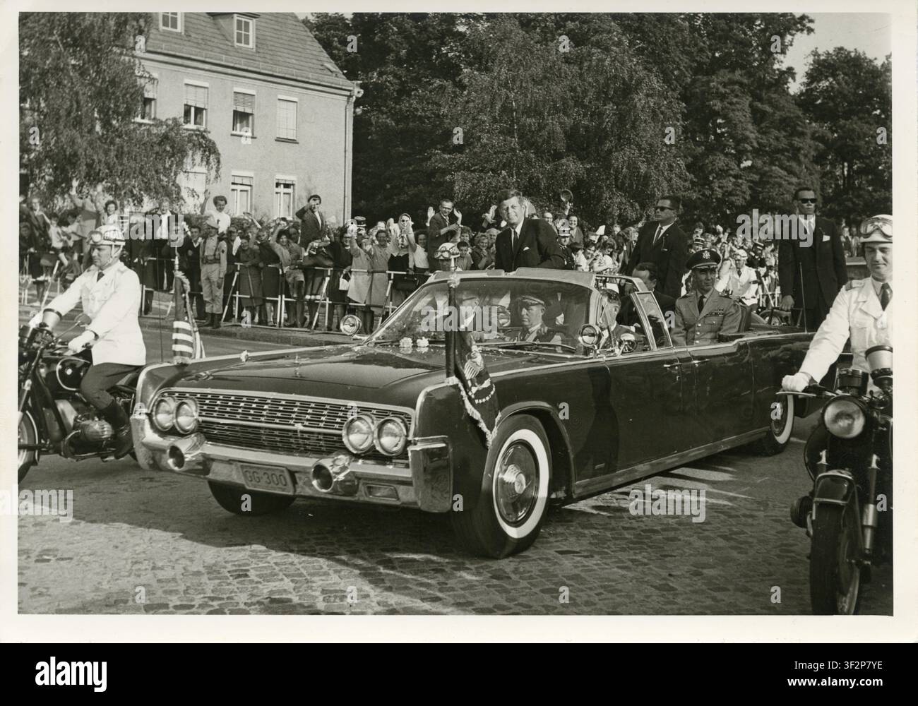 President John F. Kennedy and Mayor Willy Brandt of Berlin at the