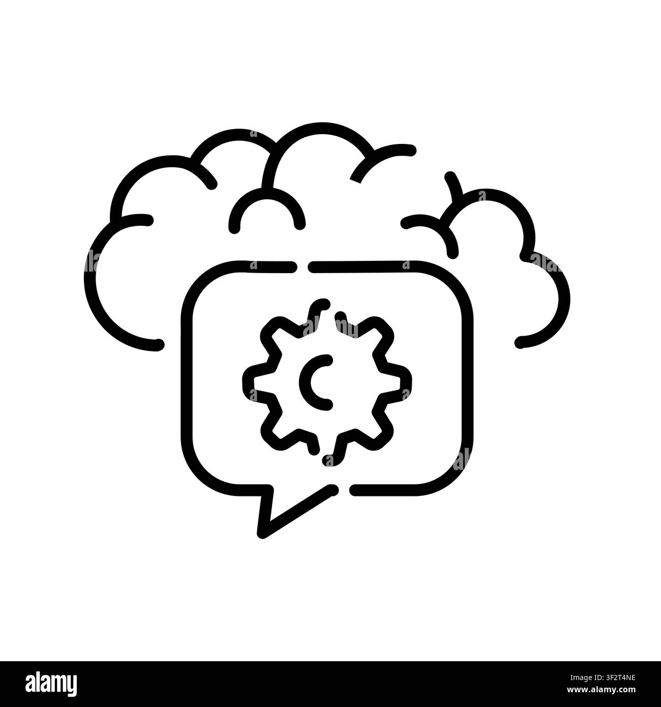 Zero shot Learning Icon Professional UI Symbol for Artificial Intelligence Instant Recognition, Machine Learning Generalization and Neural Network Ada Stock Vector