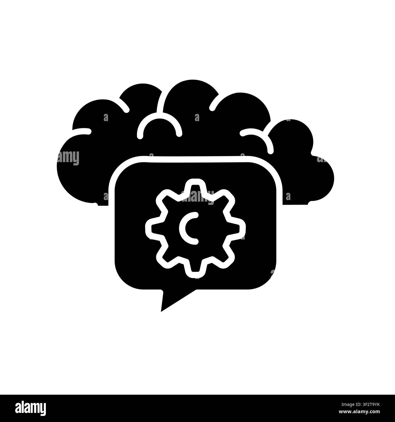 Zero shot Learning Icon Professional UI Symbol for Artificial Intelligence Instant Recognition, Machine Learning Generalization and Neural Network Ada Stock Vector