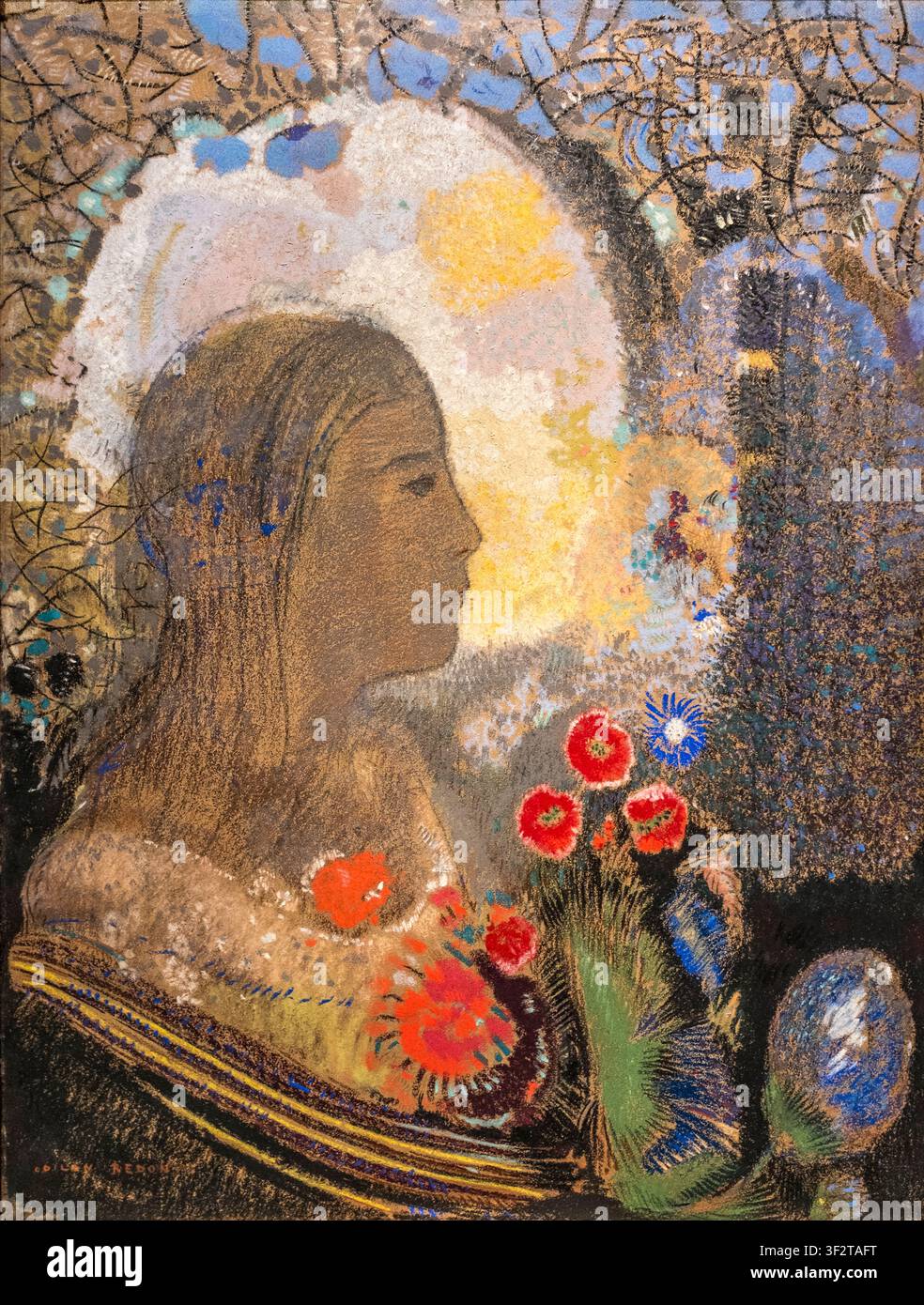 オディロン・ルドン、「VOLUPTE, FANTOME ELASTIQUE」 オディロン・ルドン、「VOLUPTE, FANTOME ELASTIQUE」 Odilon Redon
