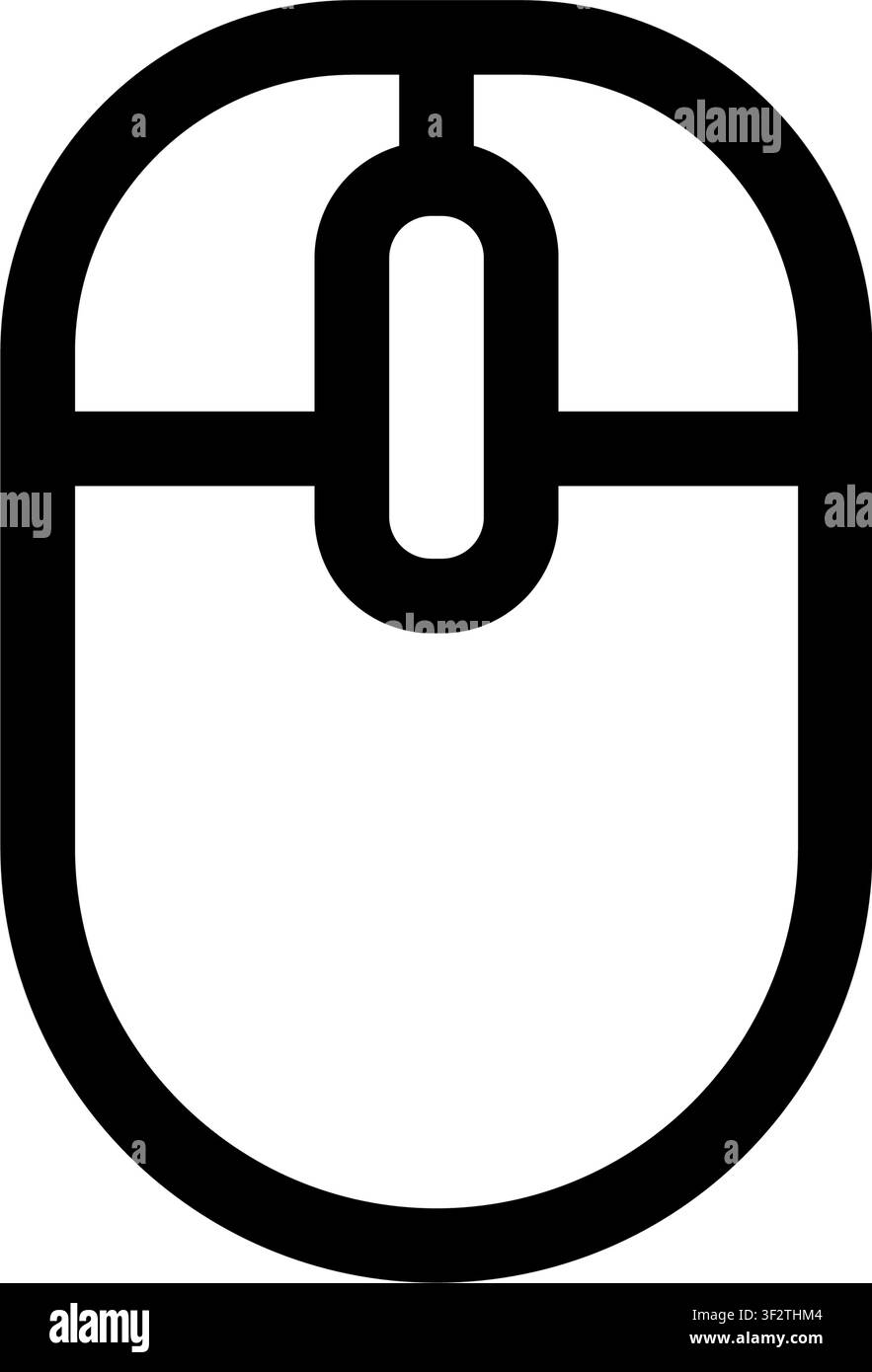 Mouse icon symbolizing computer navigation, cursor control, desktop interaction, office productivity, and digital workflow for software and interface Stock Vector