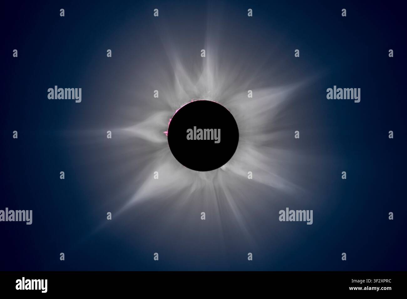 Total Solar Eclipse, Exmouth, Australia, April 20, 2023 Stock Photo