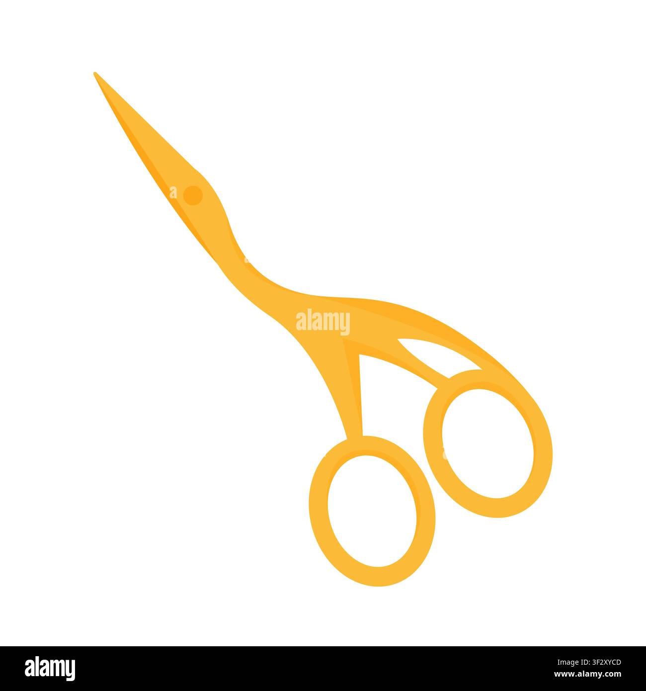 Vintage style embroidery scissors Stock Vector