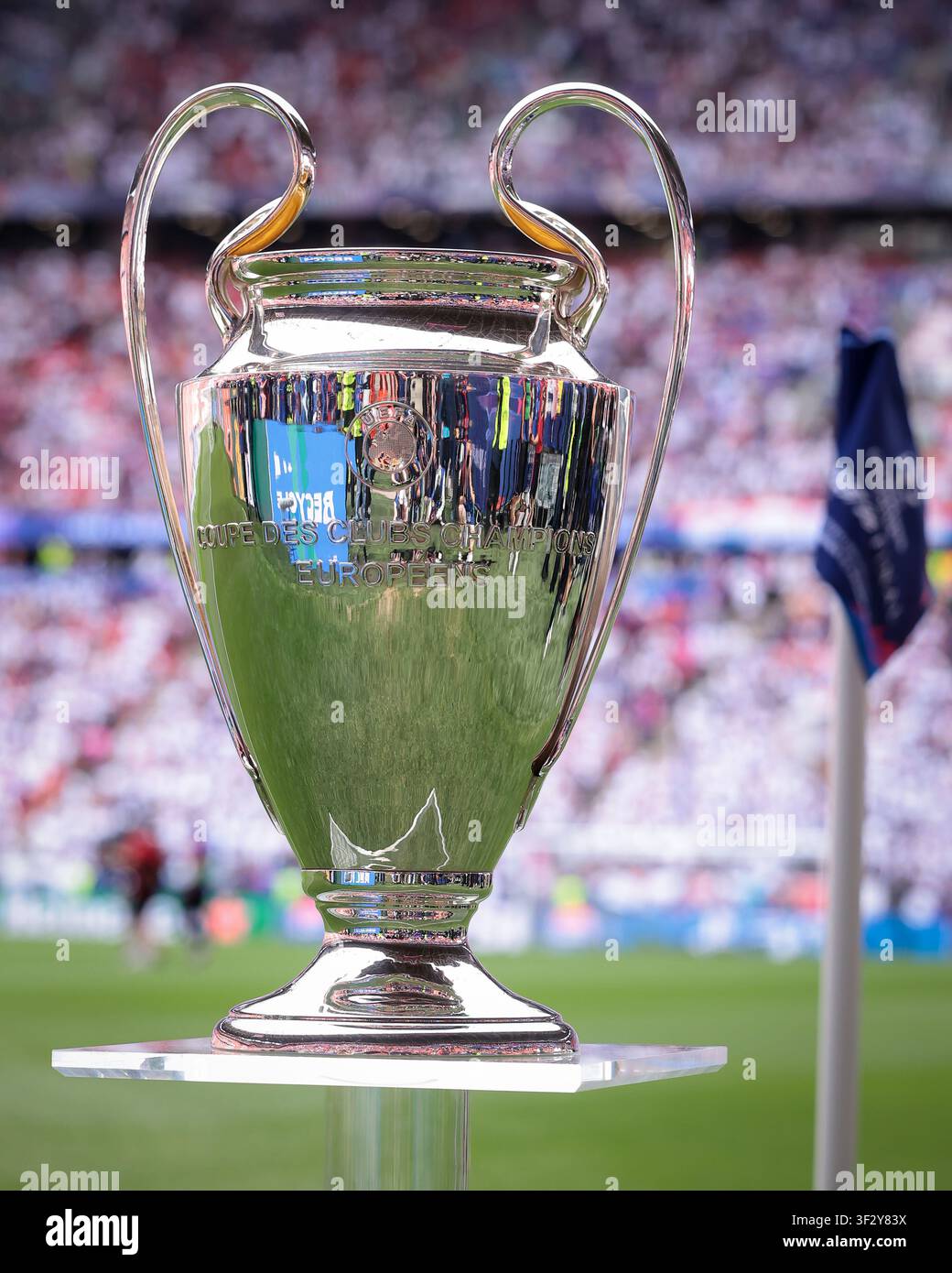 Uefa champions league 2026 trophy hi-res stock photography and