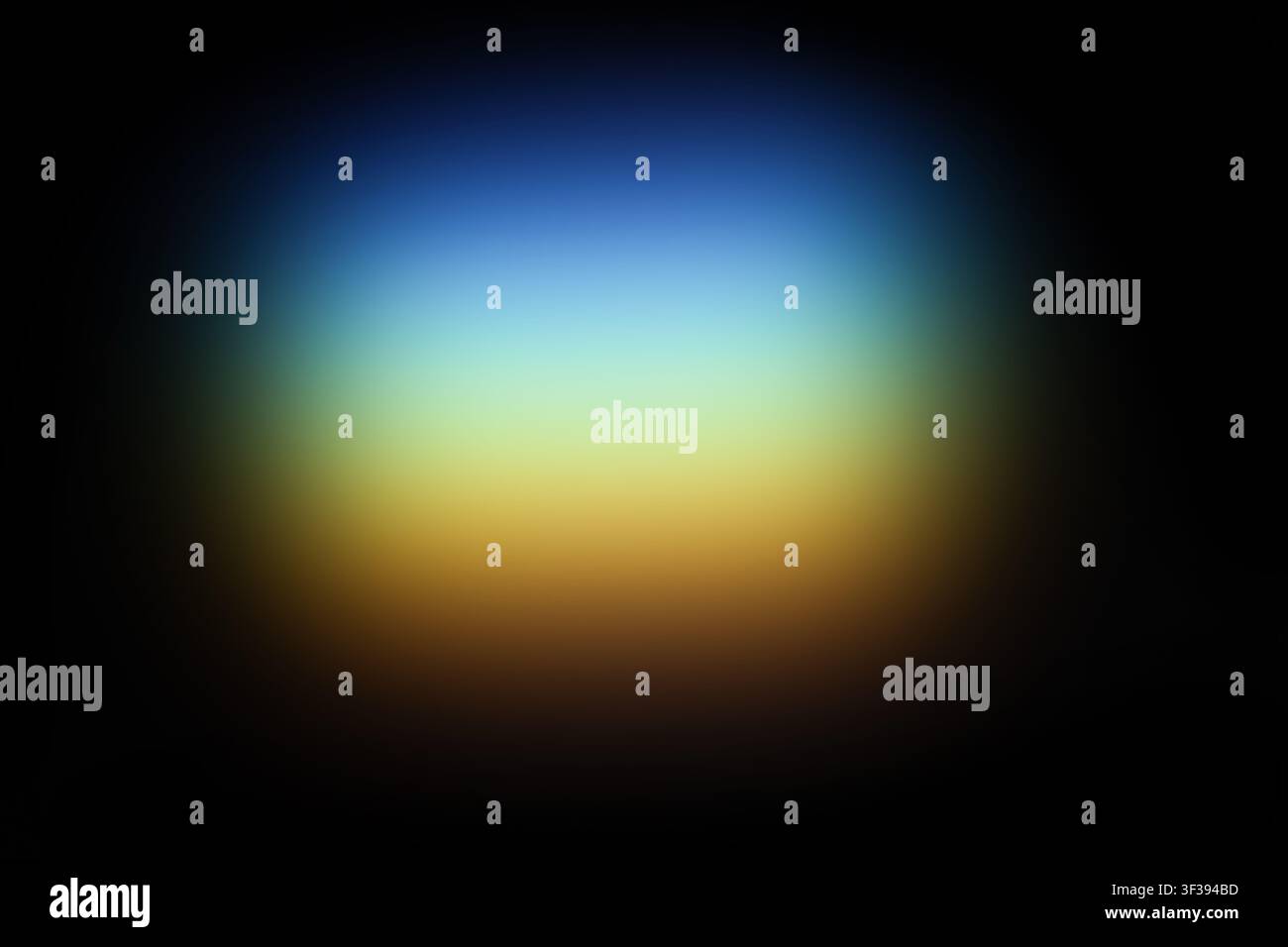 Abstract color gradient creating smooth blurred light effect on dark background Stock Photo