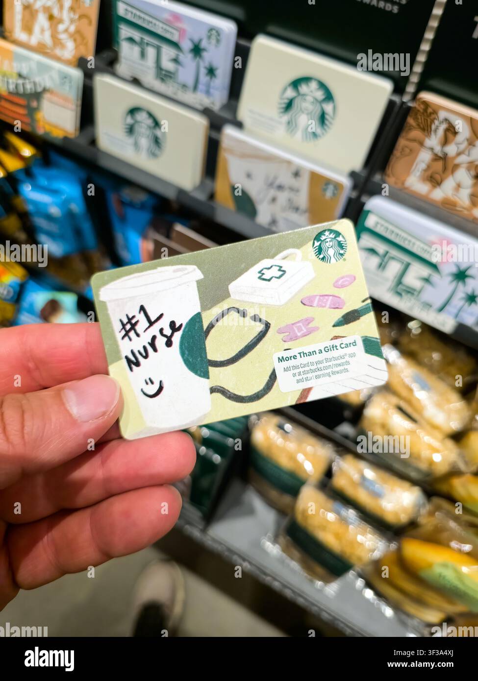 Starbucks rewards card hi-res stock photography and images - Alamy