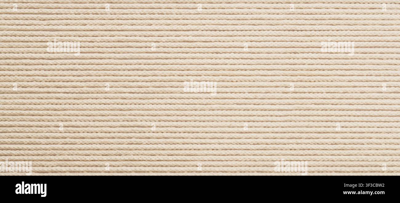jute rope mat uniform burlap background for design Stock Photo
