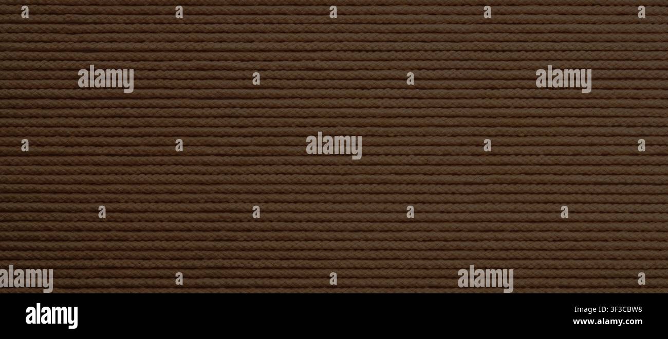 jute rope mat uniform burlap background for design Stock Photo