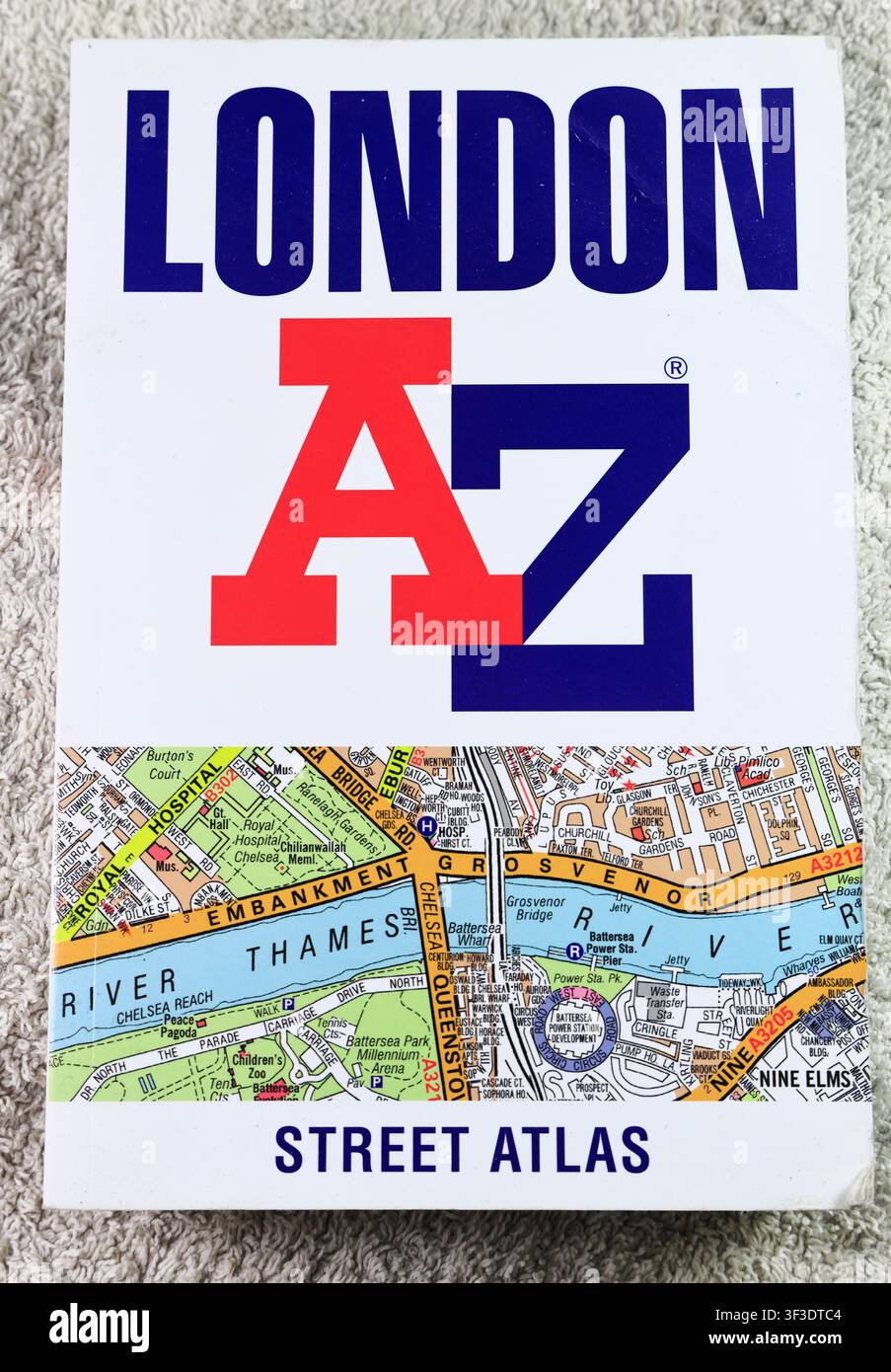 A to z london map hi-res stock photography and images - Alamy