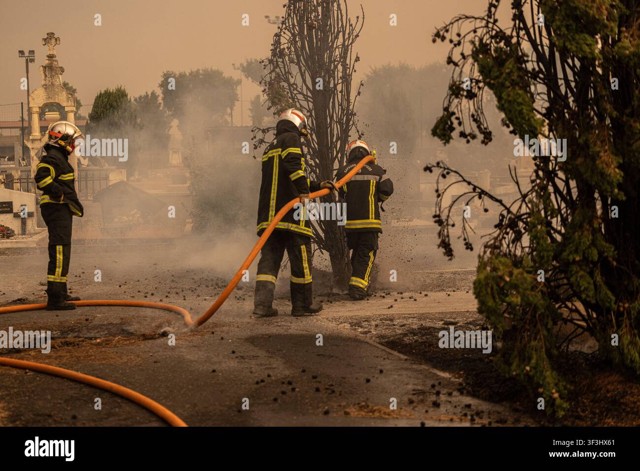 firefighters-attempt-to-contain-a-renewed-fire-in-a-cemetery-on-the