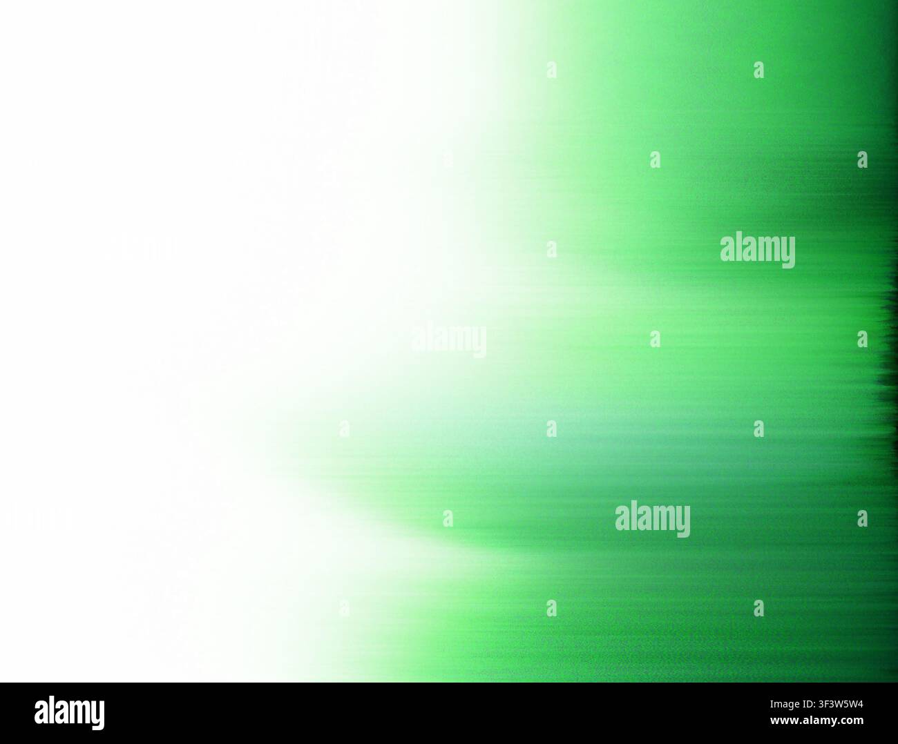 Grainy minimalist abstract background featuring a soft green gradient on the right fading into clean white space, with subtle blur and texture for mod Stock Photo