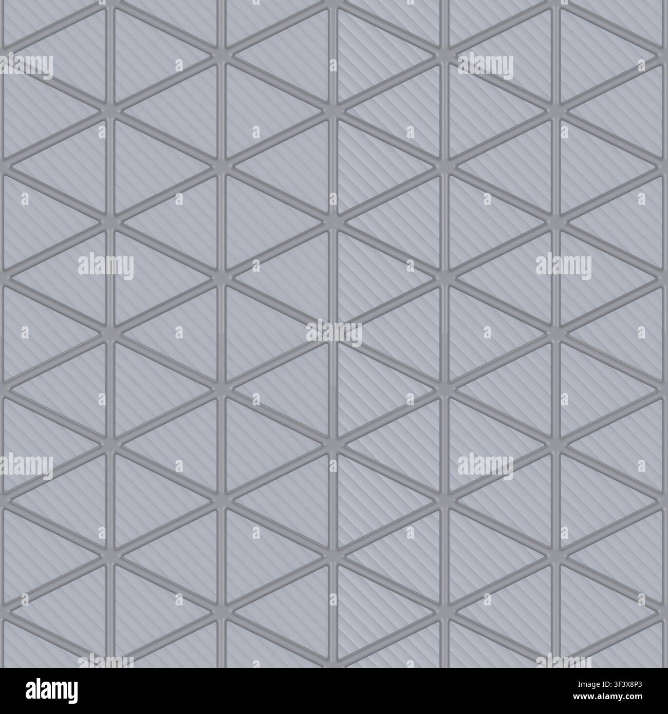 Triangular plastic surface texture seamless, tile pattern for graphic element backdrop banner background Stock Photo
