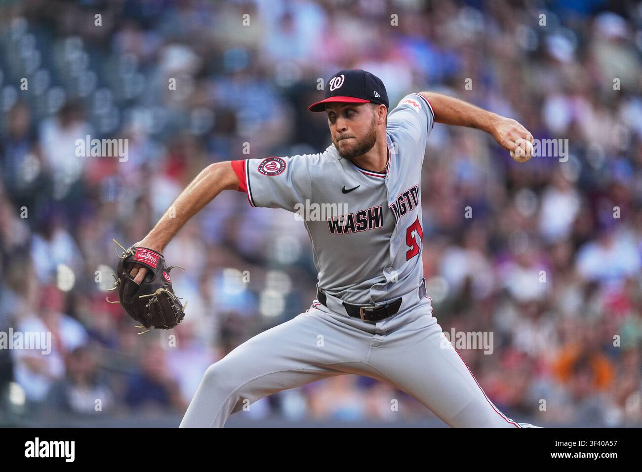 Washington Nationals starting pitcher Carson Palmquist (51) in the ...