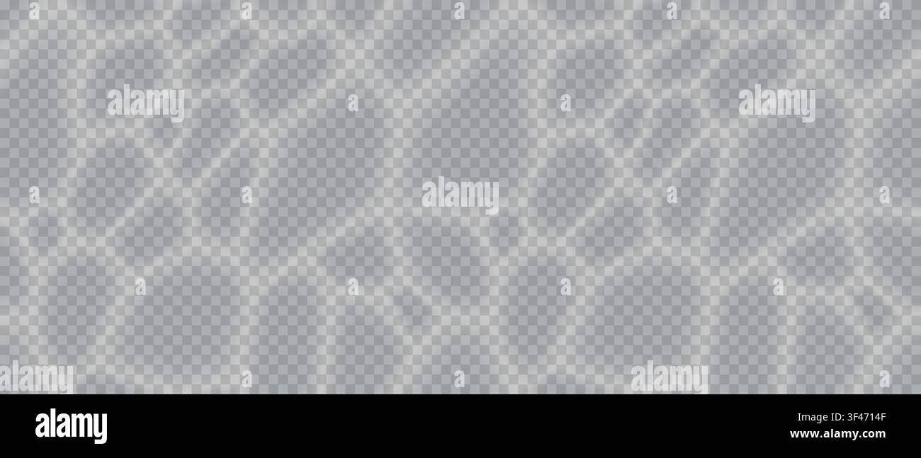Transparent water caustic light effect pattern, white ripples reflecting on transparent surface with abstract flowing waves. Liquid optical effect wit Stock Vector