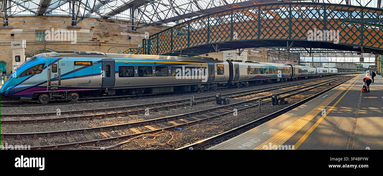 TP Express at Carlisle pano. Stock Photo
